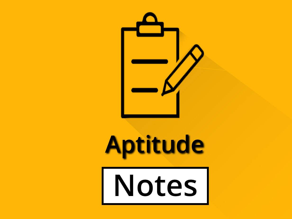 Aptitude Notes